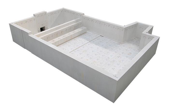 Attentions in the heating of fused cast AZS sidewall blocks